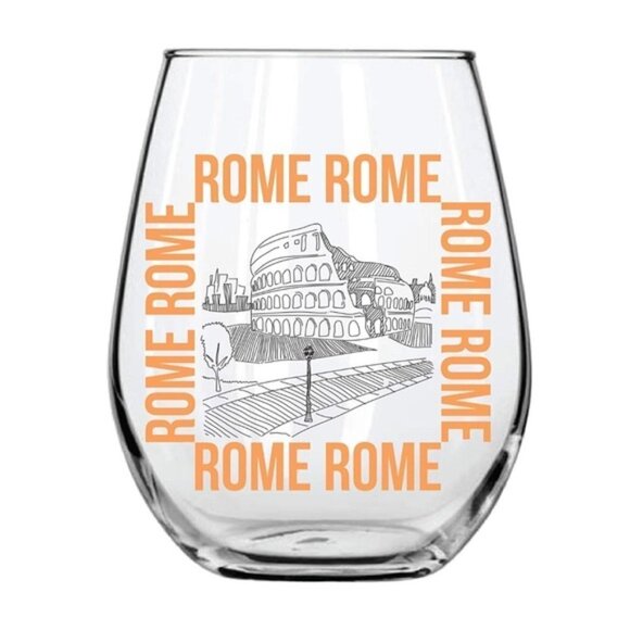 Circleware Voyagers Stemless Wine Glasses, Set of 4 Drinking Glassware  18.9 Oz - Picture 4 of 14